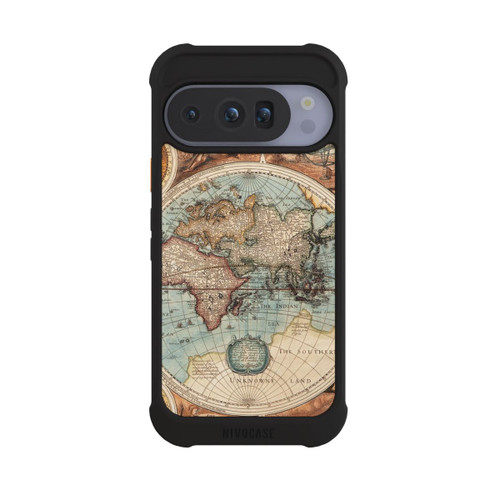Google Pixel 10 Pro NIVOmax Vintage Weltkarte