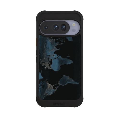 Google Pixel 10 Pro NIVOmax Carte du Monde Nuit
