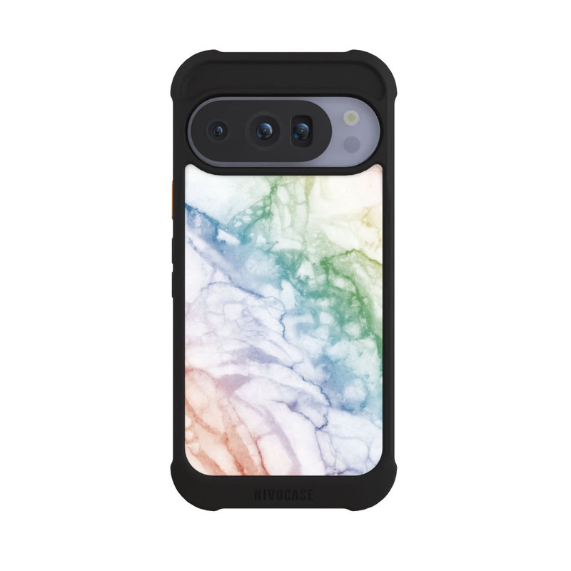 Pixel 10 Pro NIVOmax Marbre Arc-En-Ciel
