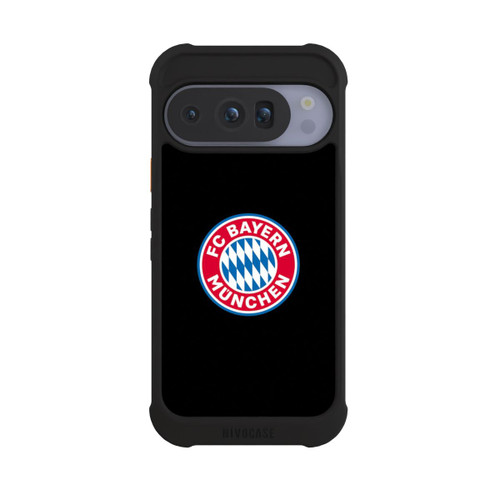Google Pixel 10 Pro NIVOmax Logo FCB sur fond noir