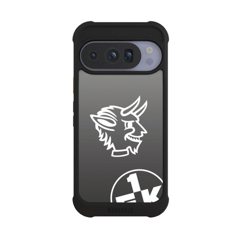 Google Pixel 10 Pro NIVOmax Teufelskopf FCK auf Schwarz