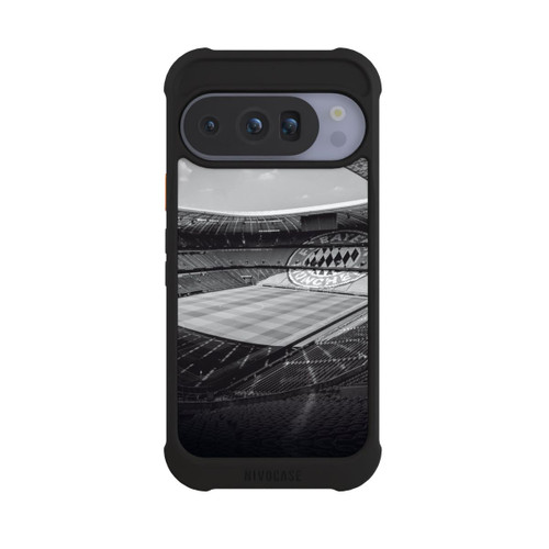 Google Pixel 10 Pro NIVOmax Stade FC Bayern - Noir Blanc