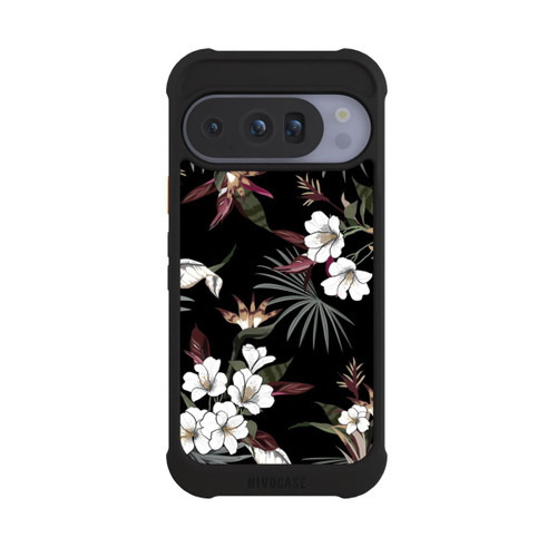 Google Pixel 10 Pro NIVOmax Flowers Black