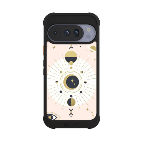 Google Pixel 10 Pro NIVOmax Abstrakter Rose-Gold-Look