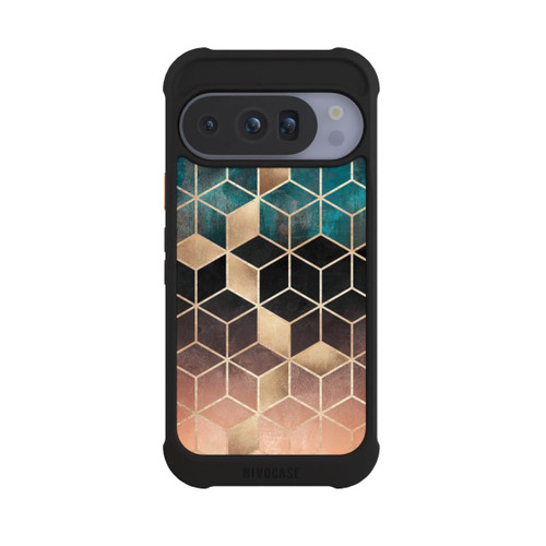 Google Pixel 10 Pro NIVOmax Ombre Traum Würfel Gold Druck