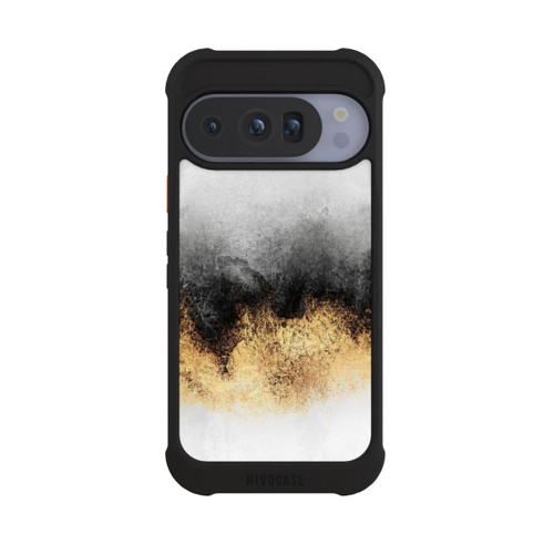 Google Pixel 10 Pro NIVOmax Grauer Himmelstaub Golddruck