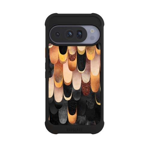 Google Pixel 10 Pro NIVOmax Gefiedertes Kupfer und Schwarz