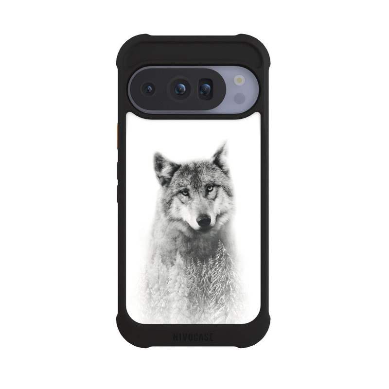 Pixel 10 Pro NIVOmax Le loup et la forêt
