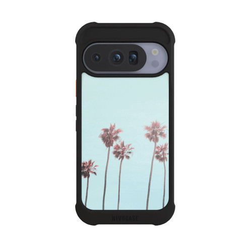 Google Pixel 10 Pro NIVOmax Paradis des palmiers de plage rose