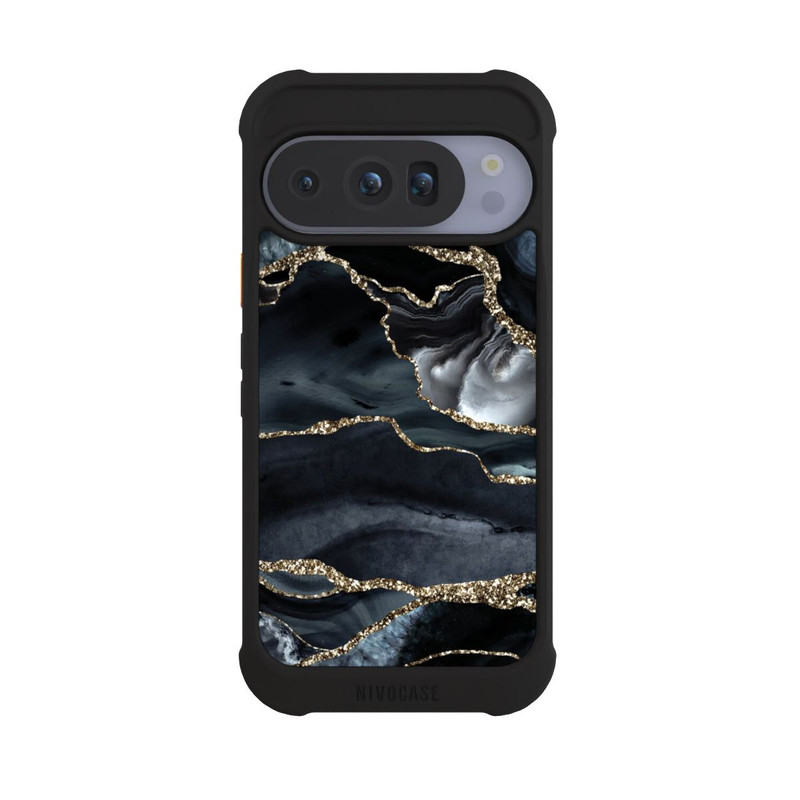 Pixel 10 Pro NIVOmax Or marbré foncé Aspect pailleté