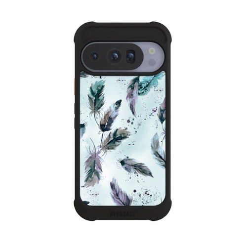 Google Pixel 10 Pro NIVOmax Magische Federn Sanftes Blau