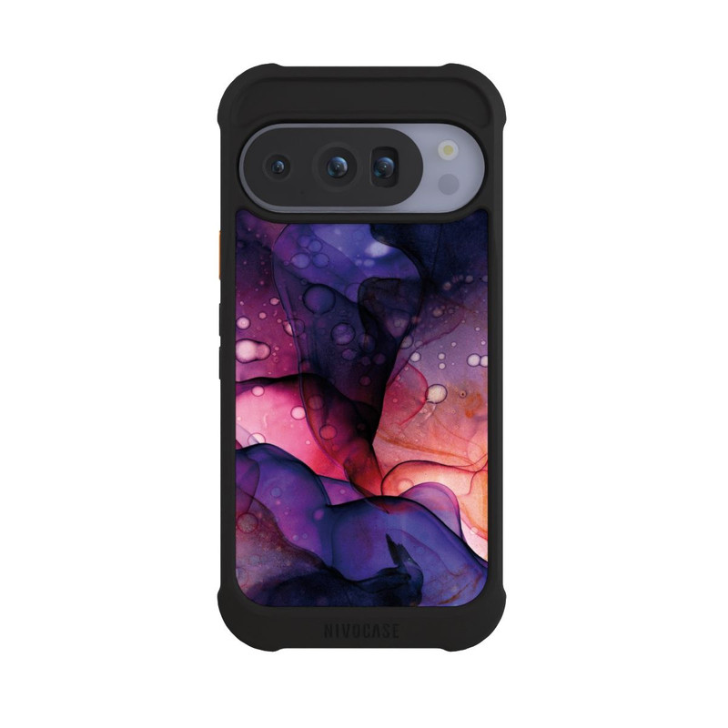 Pixel 10 Pro NIVOmax Flüssige Kunst Lila-Pink