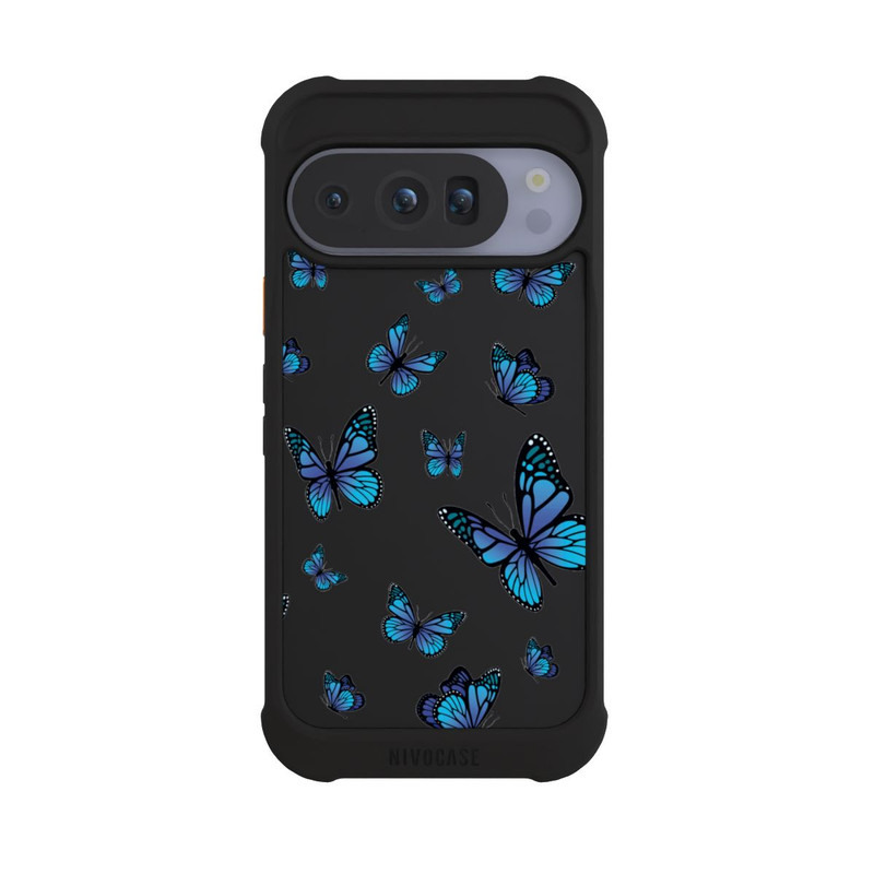 Pixel 10 Pro NIVOmax Schmetterlingmuster Transparent