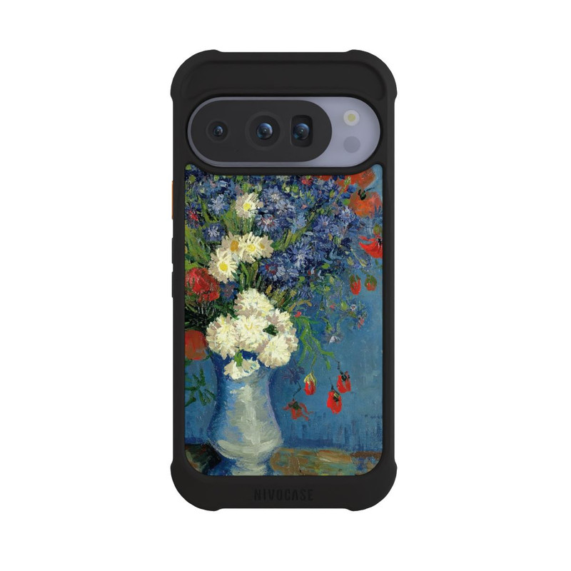 Pixel 10 Pro NIVOmax Vase avec Bleuets et Coquelicots - Vicent Van Gogh