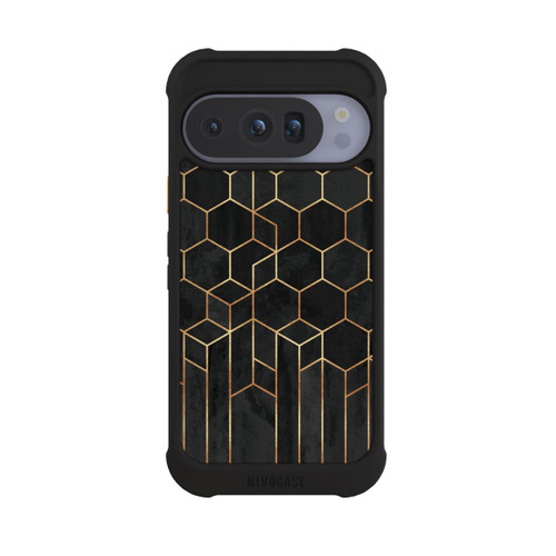 Google Pixel 10 Pro NIVOmax Schwarze Sechsecke