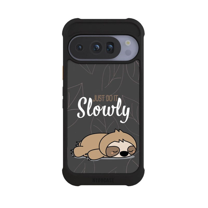 Pixel 10 Pro NIVOmax Just Do It Slowly Sloth Grey