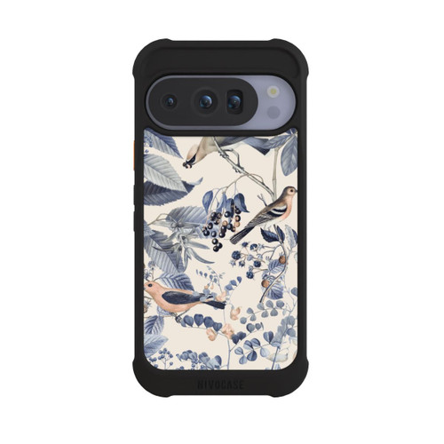 Google Pixel 10 Pro NIVOmax Vögel und Beeren in Beige