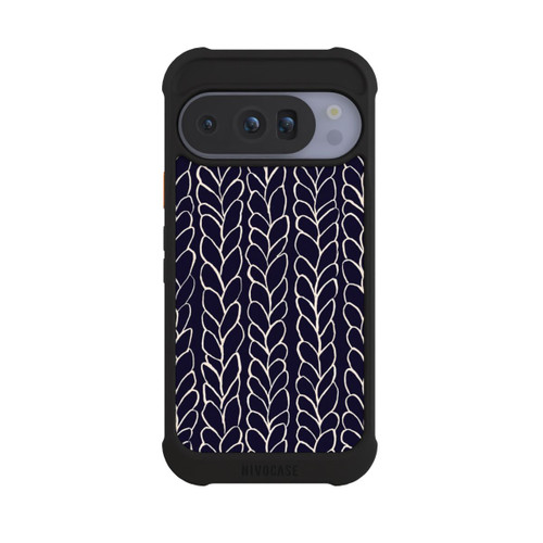 Google Pixel 10 Pro NIVOmax gezeichnete Wollzöpfe Marine