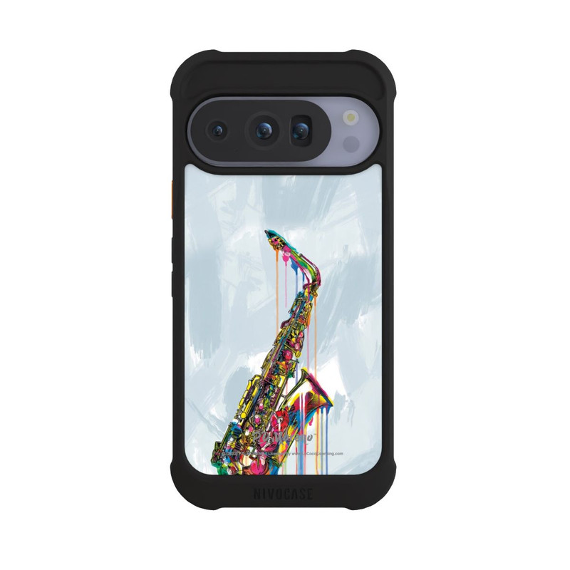 Pixel 10 Pro NIVOmax Saxophone Art By P.D. Moreno