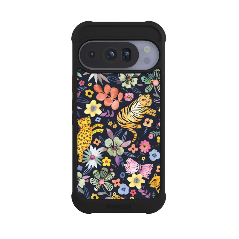 Pixel 10 Pro NIVOmax Tigres & Fleurs du Printemps