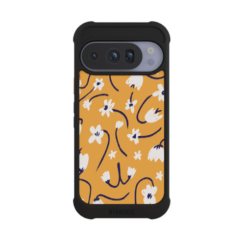 Google Pixel 10 Pro NIVOmax Pattern Petites Fleurs Jaunes