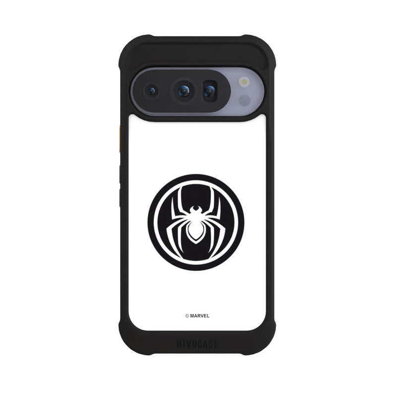 Pixel 10 Pro NIVOmax Spider-Man Spider Logo White