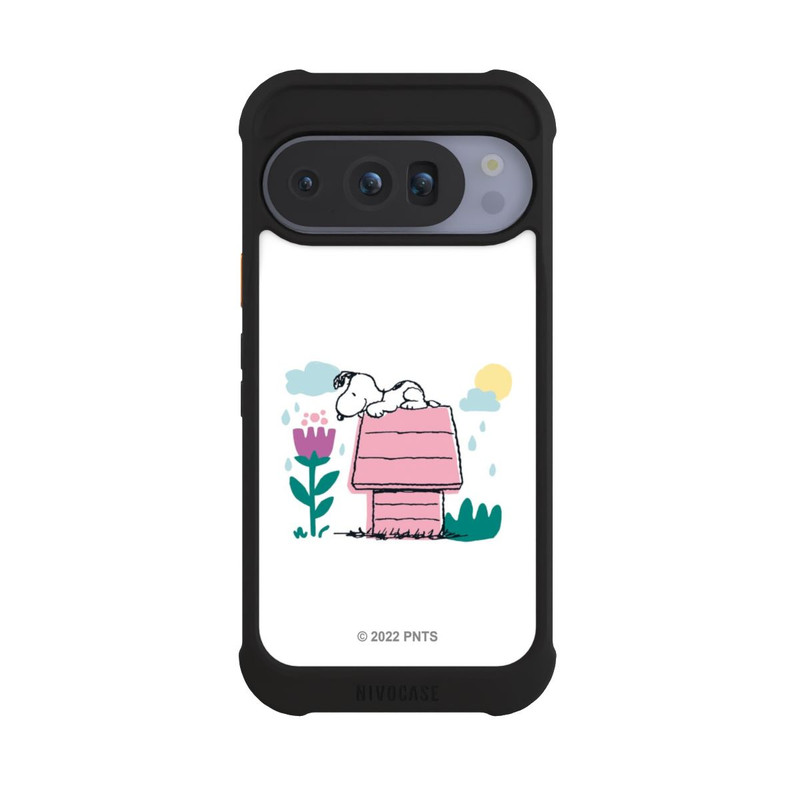 Pixel 10 Pro NIVOmax Snoopy Hundehütte Frühling