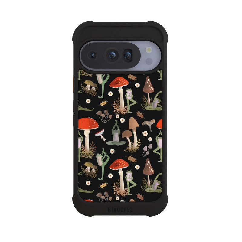 Pixel 10 Pro NIVOmax Grenouilles Yoga & Champignons