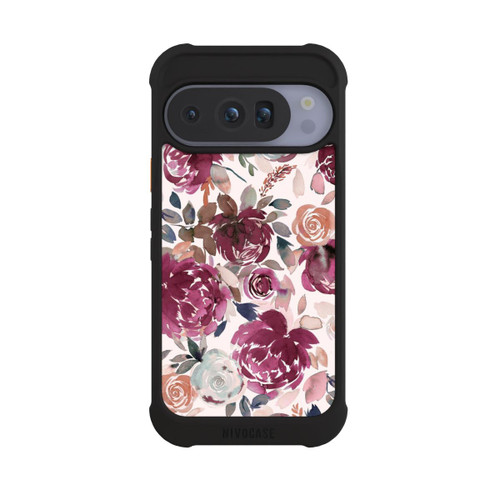 Google Pixel 10 Pro NIVOmax Herbstpfingstrosen und Rosen in Rosa