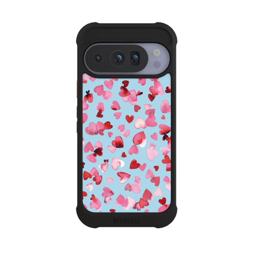 Google Pixel 10 Pro NIVOmax Valentinstagsherzen in rosa blau