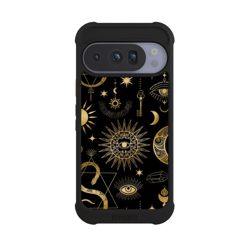 Pixel 10 Pro NIVOmax Soleil et Lune Célestes Steampunk