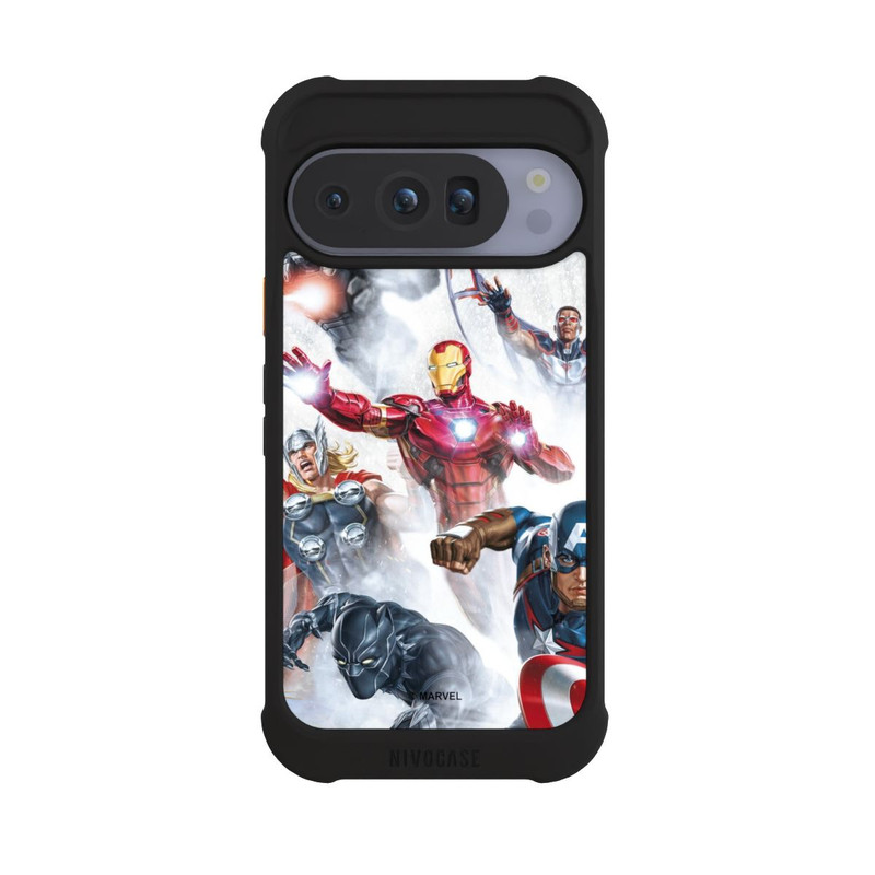 Pixel 10 Pro NIVOmax Les Avengers vous sautent dessus