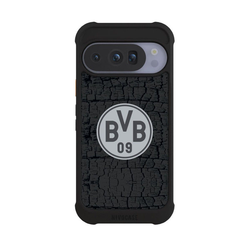 Pixel 10 Pro NIVOmax BVB Maillot charbon et acier