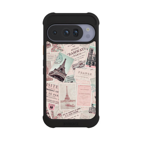 Google Pixel 10 Pro NIVOmax Vintage Paris Postcards Pattern