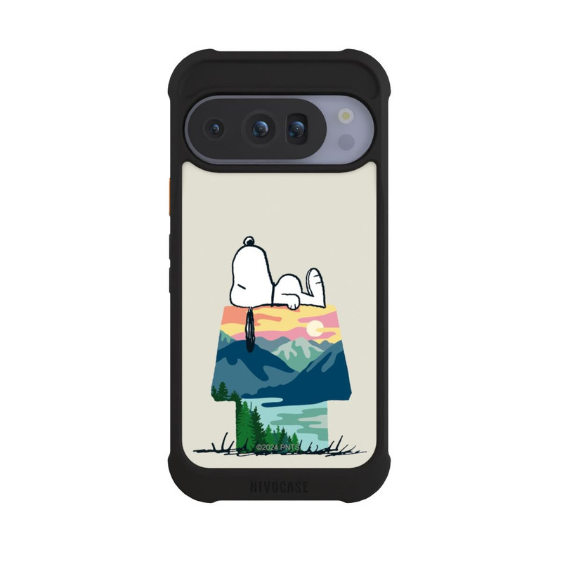 Pixel 10 Pro NIVOmax Snoopy Camping Hütte