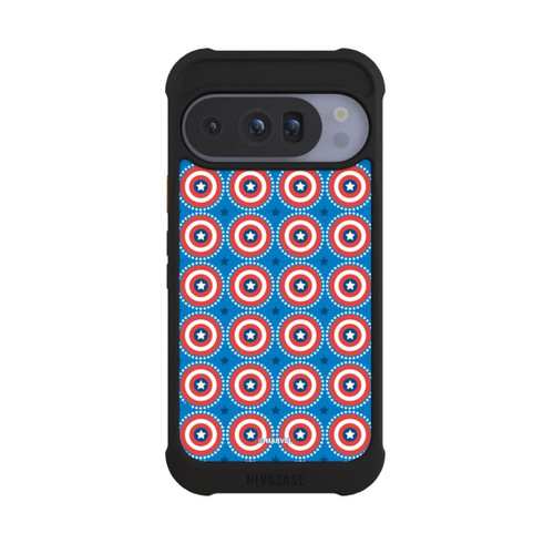 Google Pixel 10 Pro NIVOmax Captain American Shield Pattern