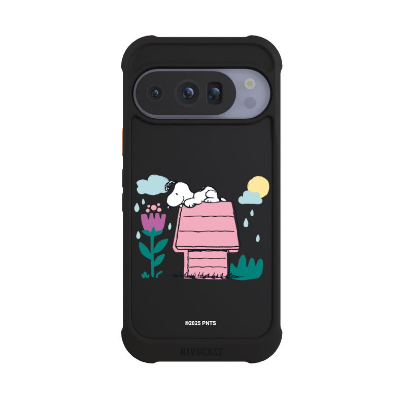 Pixel 10 Pro NIVOmax Snoopy Chenil Printemps transparent