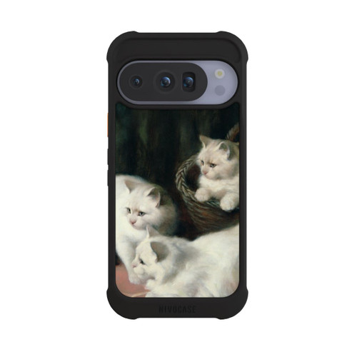 Google Pixel 10 Pro NIVOmax Three White Angora Kittens