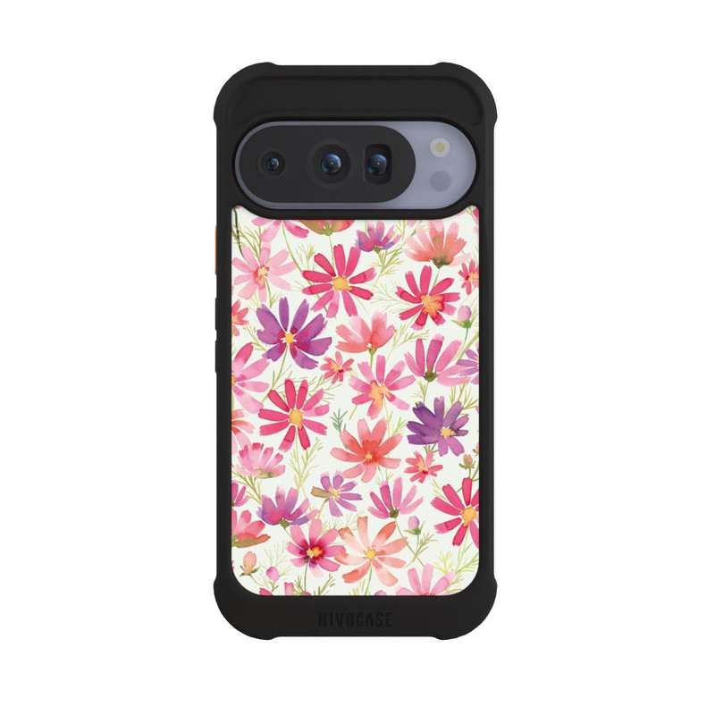 Pixel 10 Pro NIVOmax Boho Cosmos Flowers Purple
