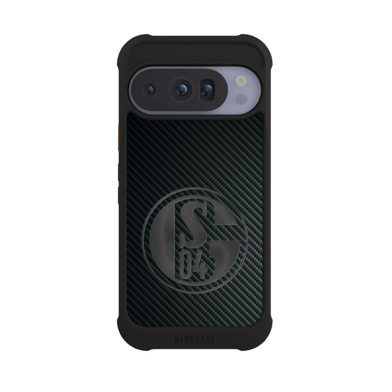 Pixel 10 Pro NIVOmax Schalke 04 Carbon Look
