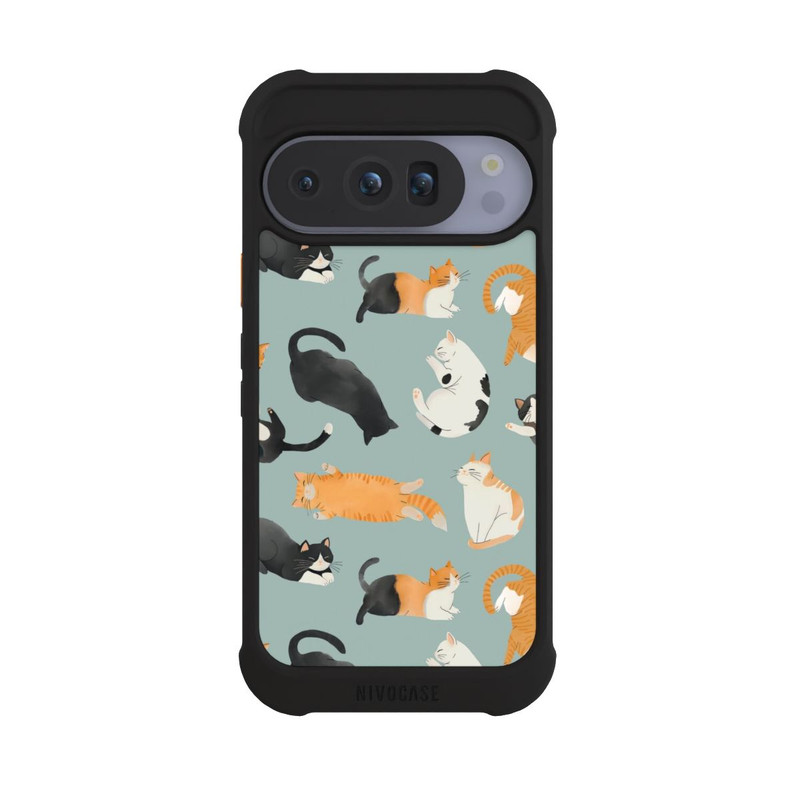 Pixel 10 Pro NIVOmax Cats Pattern
