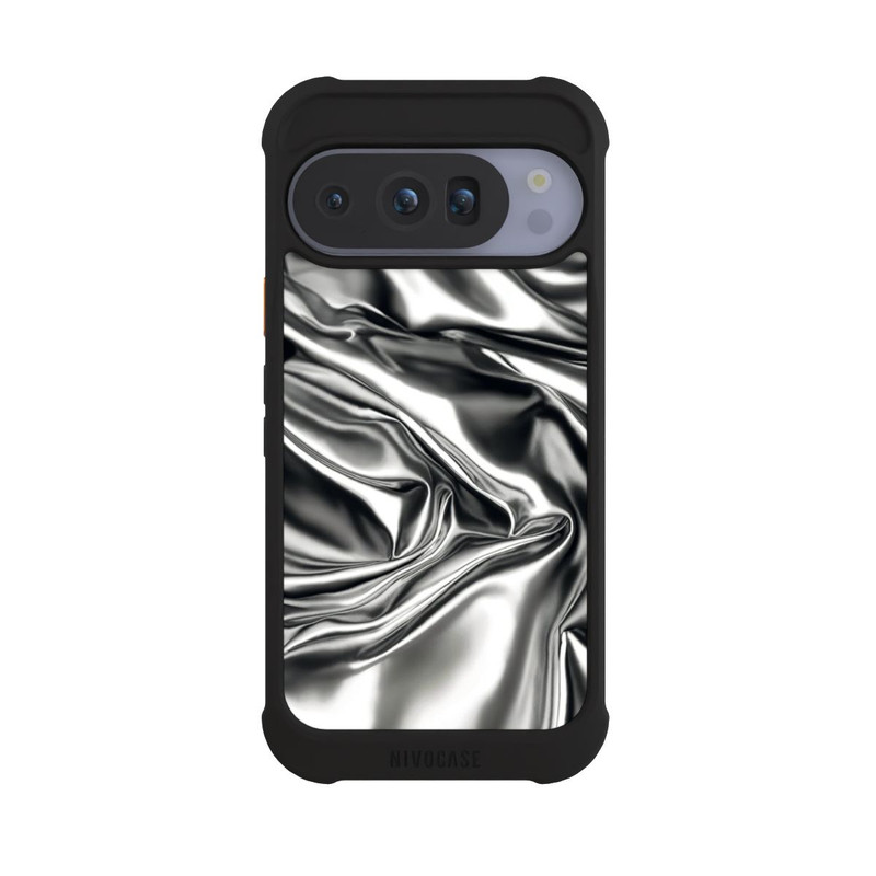 Pixel 10 Pro NIVOmax Shiny Chrome Silver