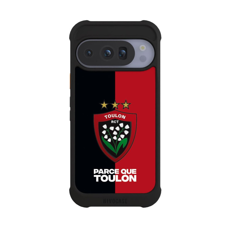 Pixel 10 Pro NIVOmax Logo Rot Schwarz RCT