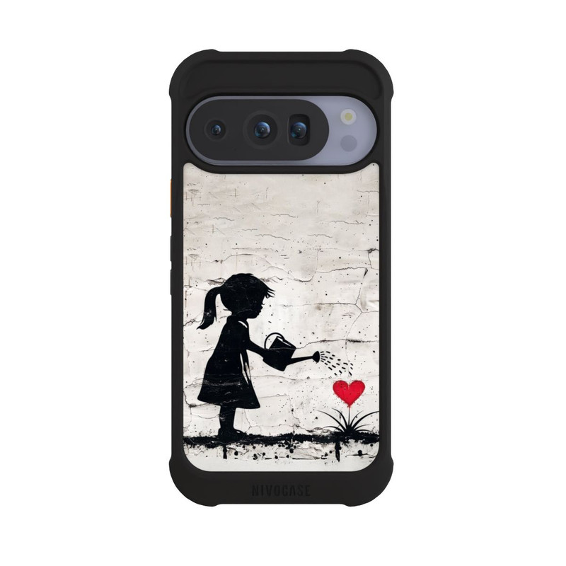 Pixel 10 Pro NIVOmax Girl Watering Bunch of Flowers 