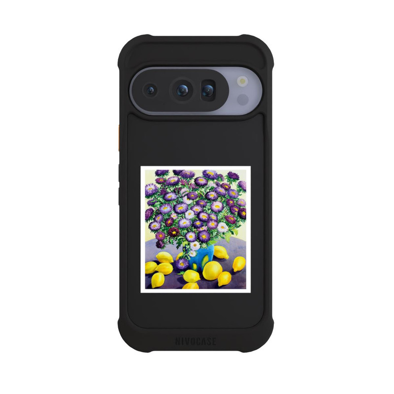 Pixel 10 Pro NIVOmax Purple Asters and Lemons by Christopher Ryland
