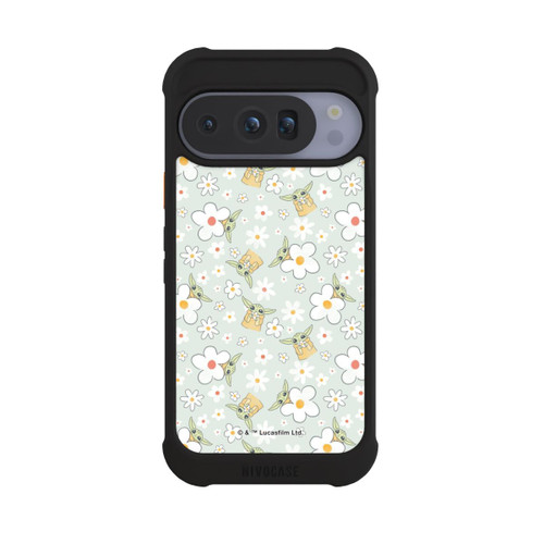 Google Pixel 10 Pro NIVOmax Baby Yoda Blumen Muster