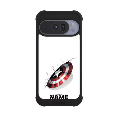 Google Pixel 10 Pro NIVOmax Captain America Shield Personalisierbar
