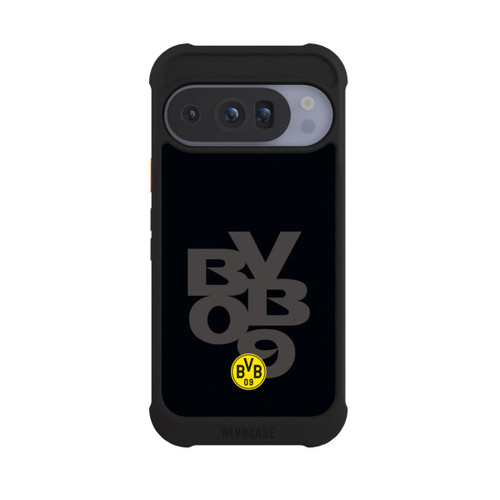 Google Pixel 10 Pro NIVOmax BVB09 Grau Schwarz