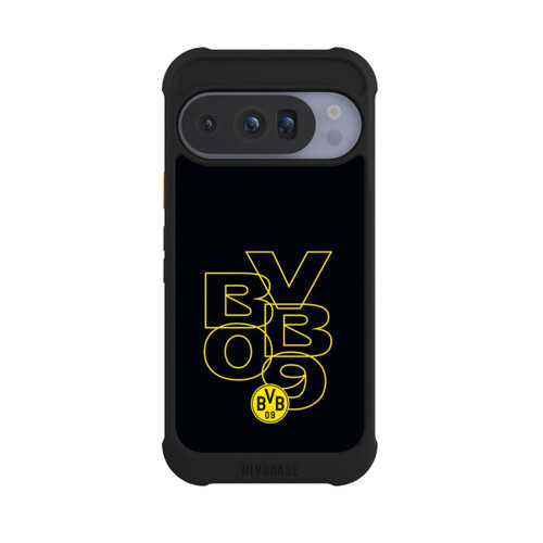 Google Pixel 10 Pro NIVOmax BVB09 Gelb Schwarz