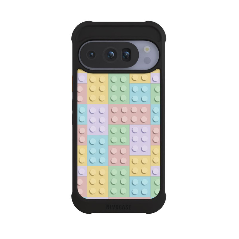 Pixel 10 Pro NIVOmax Buntes Blockmuster